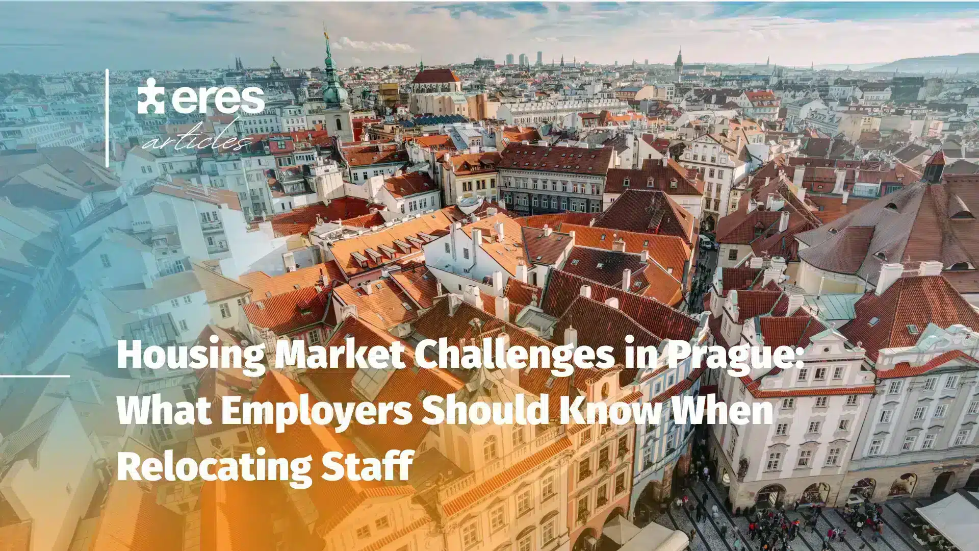 View of the roofs of a Czech city - Housing Market Challenges in Prague