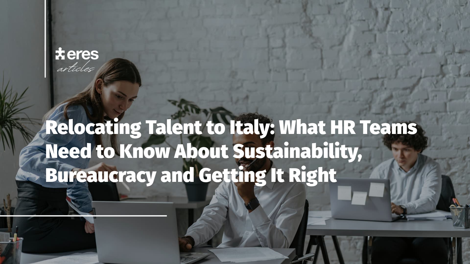 relocating to Italy HR sustainability guide 2026